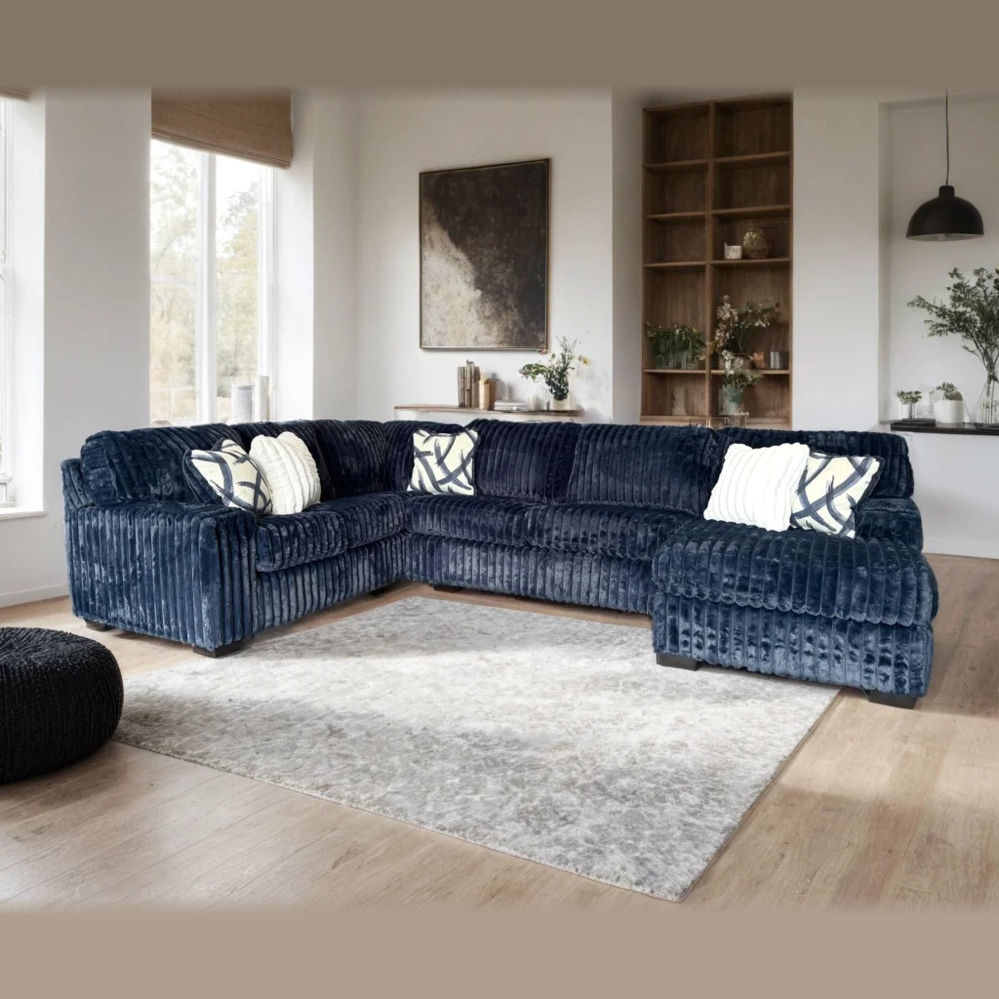 9800 Sectional – Blue